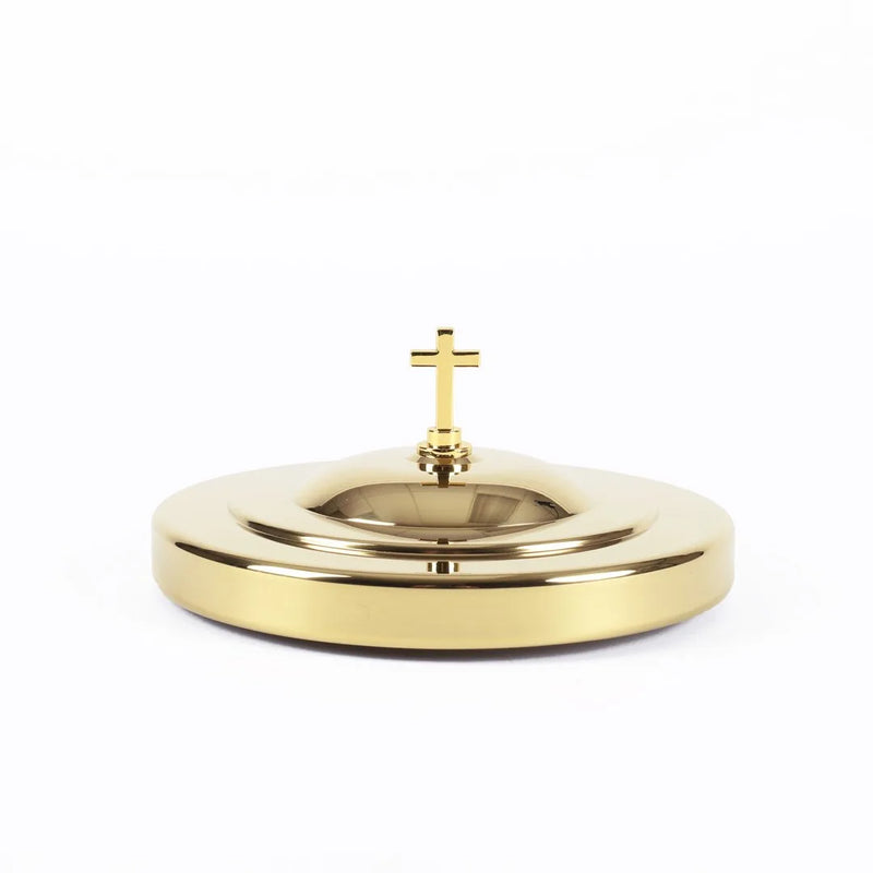 Deluxe Communion Cup Tray Cover - Gold