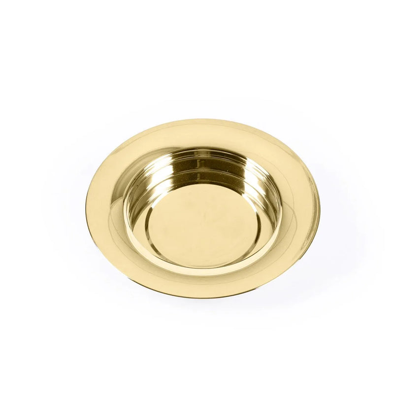 Deluxe Communion Bread Plate - Gold (tos)