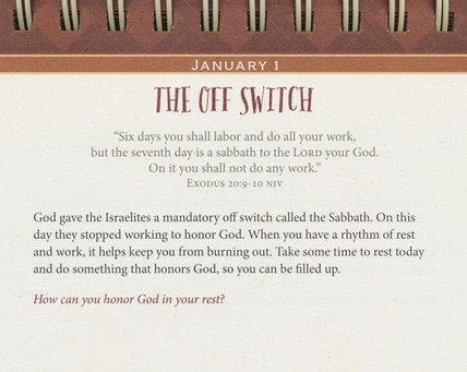 Perpetual Calendar: Daily Strength for Men
