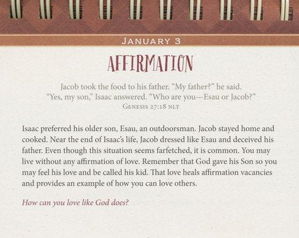 Perpetual Calendar: Daily Strength for Men