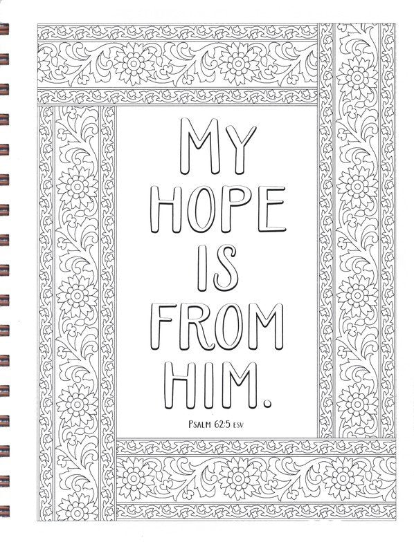 Think On These Things Devotional Coloring Book (Adult)