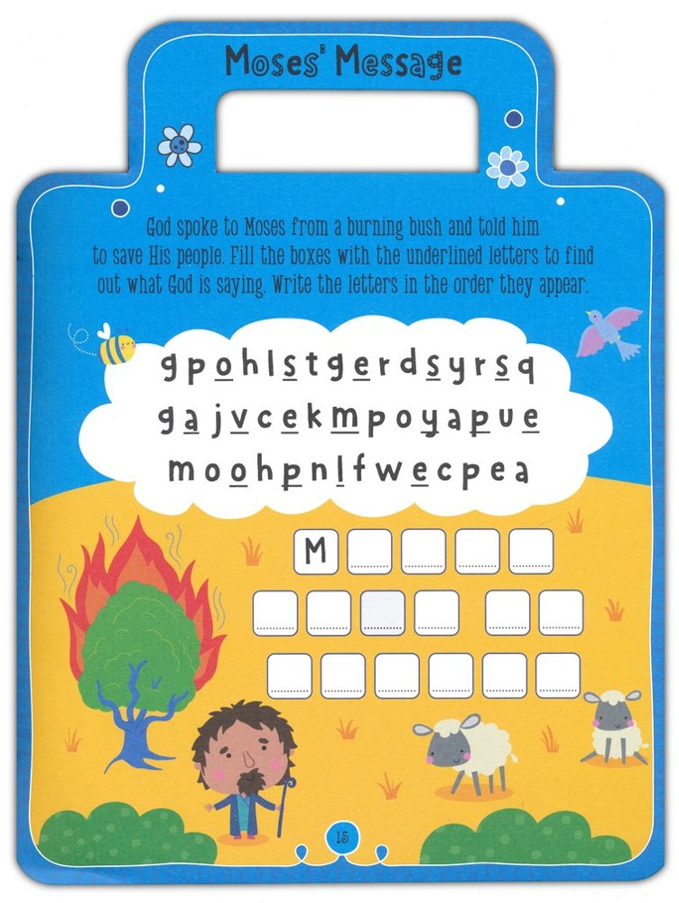 My Bible Backpack Activity Book (Blue)