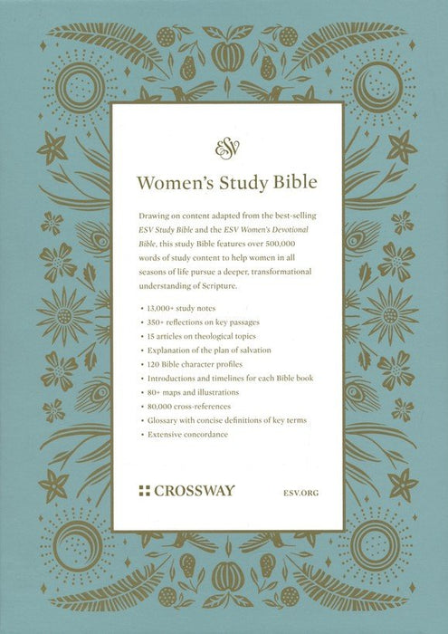 ESV Woman's Study Bible Deep Brown TruTone