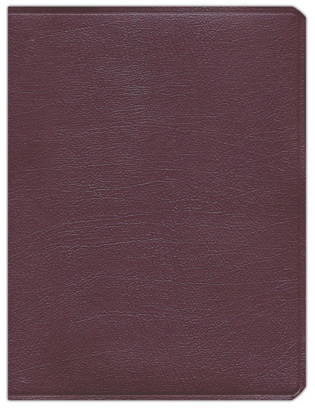 KJV Hebrew-Greek Key Word Bible Burgundy Bonded Leather Indexed