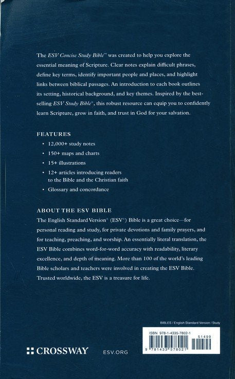 ESV Concise Study Bible, Economy Edition