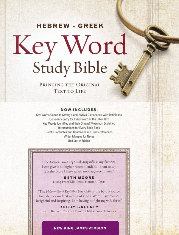 NKJV Hebrew-Greek Key Word Bible Hardback
