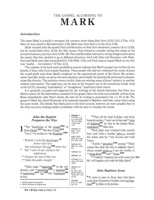 NKJV Hebrew-Greek Key Word Bible Hardback