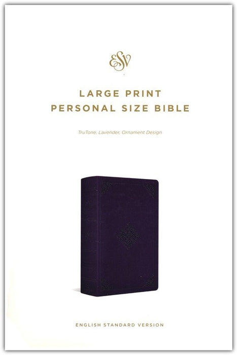 ESV Large Print Personal Size Bible TruTone, Lavender