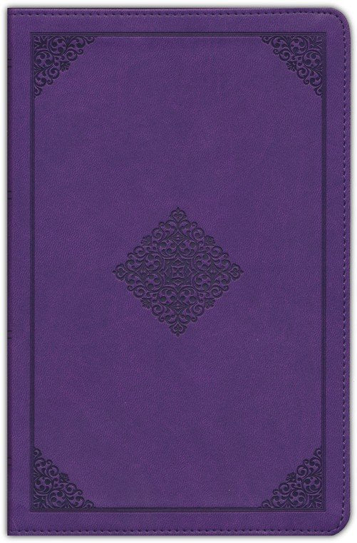 ESV Large Print Personal Size Bible TruTone, Lavender