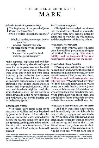 ESV Large Print Compact Bible Black TruTone (top, due 04/2026)