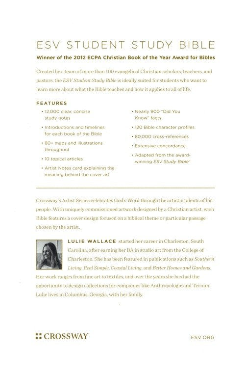 ESV Student Study Bible Sunburst Hardback