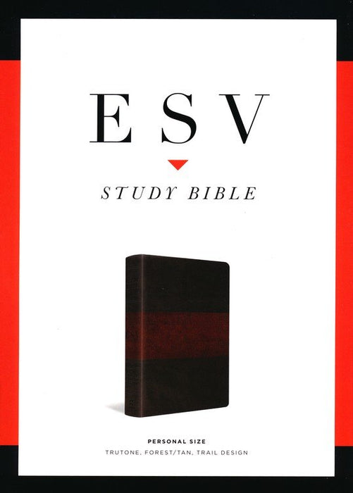 ESV Study Bible, Personal Size - Forest/Tan Trutone