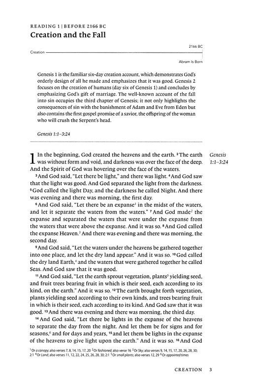 ESV Chronological Bible Brown TruTone