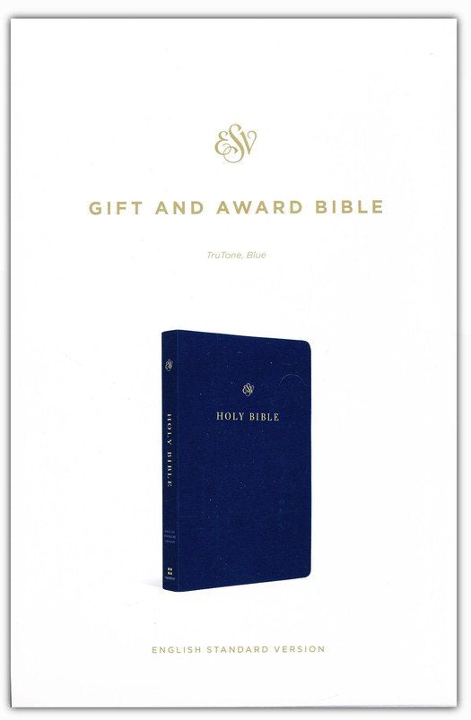 ESV Gift & Award Bible - Blue Trutone Leather