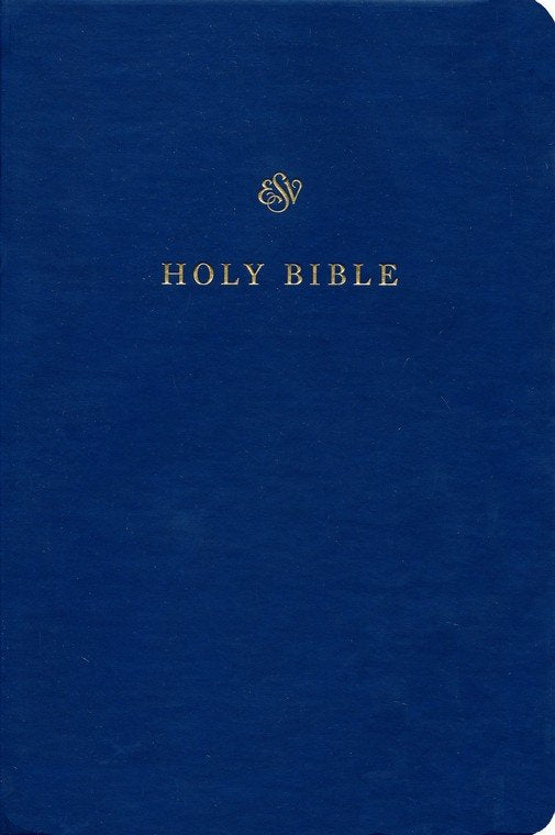 ESV Gift & Award Bible - Blue Trutone Leather