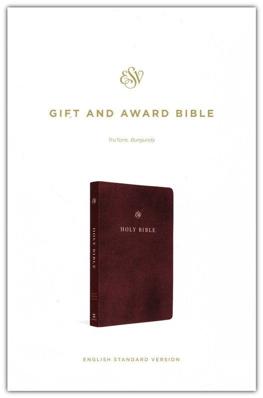 ESV Gift & Award Bible Burgundy TruTone Leather