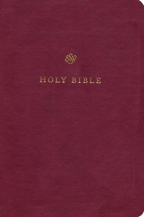 ESV Gift & Award Bible Burgundy TruTone Leather