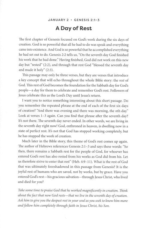 God's Great Story: A One Year Daily Devotional for Teens