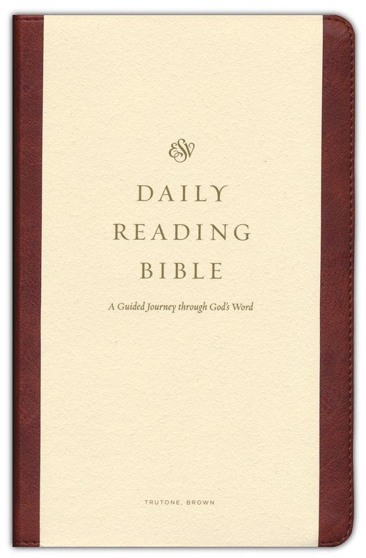 ESV Daily Reading Bible Brown TruTone