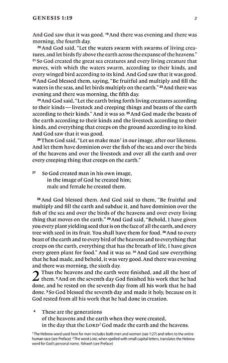 ESV Daily Reading Bible Brown TruTone