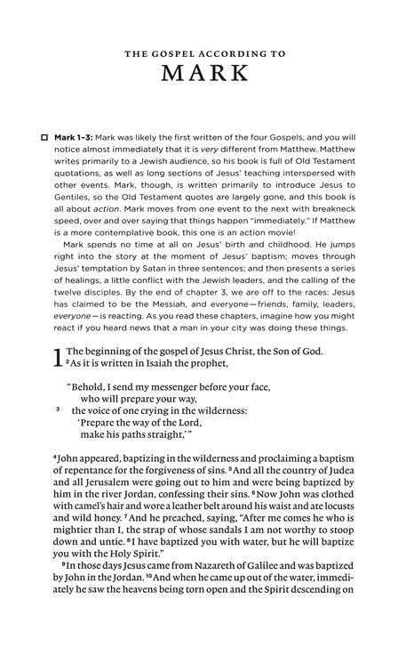 ESV Daily Reading Bible Brown TruTone