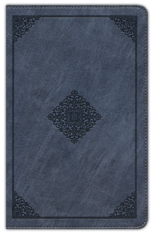 ESV Large Print Thinline Bible, Azurite Blue Trutone