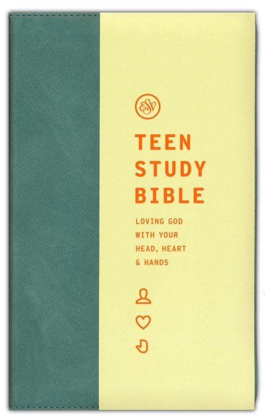 ESV Teen Study Bible Seaside Blue Trutone