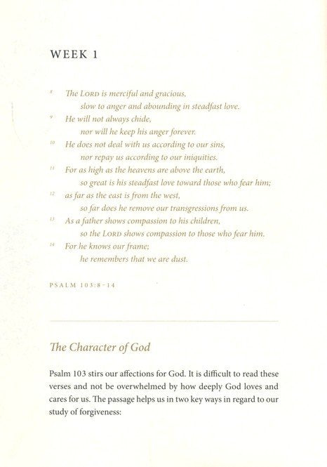 ESV Prayer Journal: 30 Days on Forgiveness