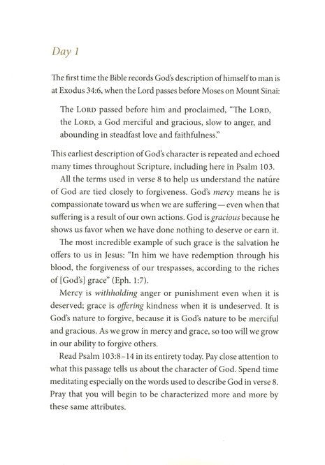 ESV Prayer Journal: 30 Days on Forgiveness