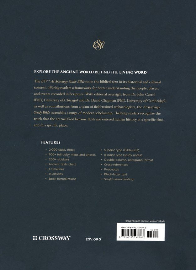 ESV Archaeology Study Bible Brown TruTone