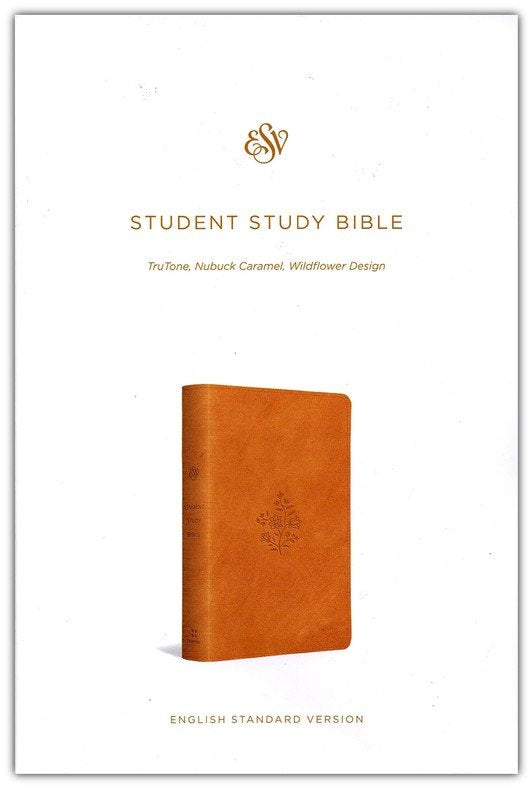 ESV Student Study Bible Caramel Nubuck Trutone
