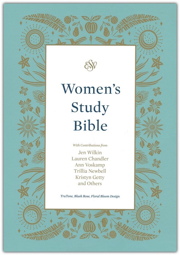 ESV Woman's Study Bible Blush Rose TruTone (top)