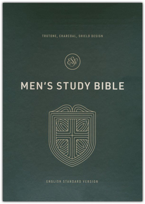 ESV Men's Study Bible Charcoal Trutone (top, due 4/23/26)