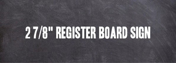 2 7/8" Slides for Hymn/Register Board - Miscellaneous