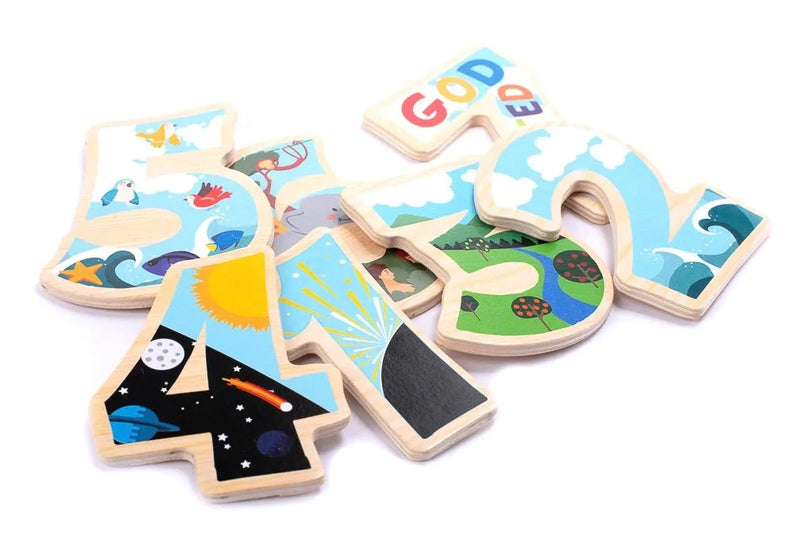 Count the Days of God's Creation Wooden Puzzle