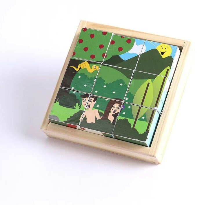 Bible History 6-in-1 Block Wooden Puzzle