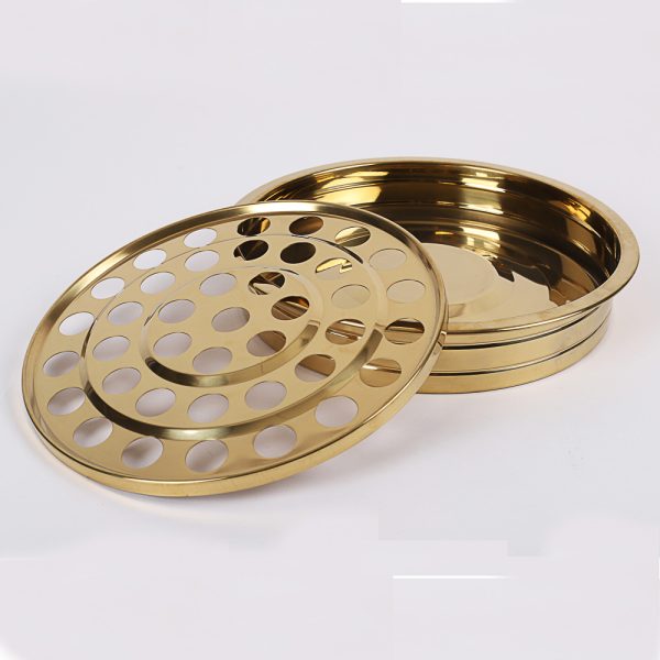 Communion Cup Tray - Goldtone