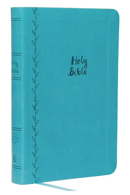 KJV Large Print Thinline Value Bible Teal Leathersoft