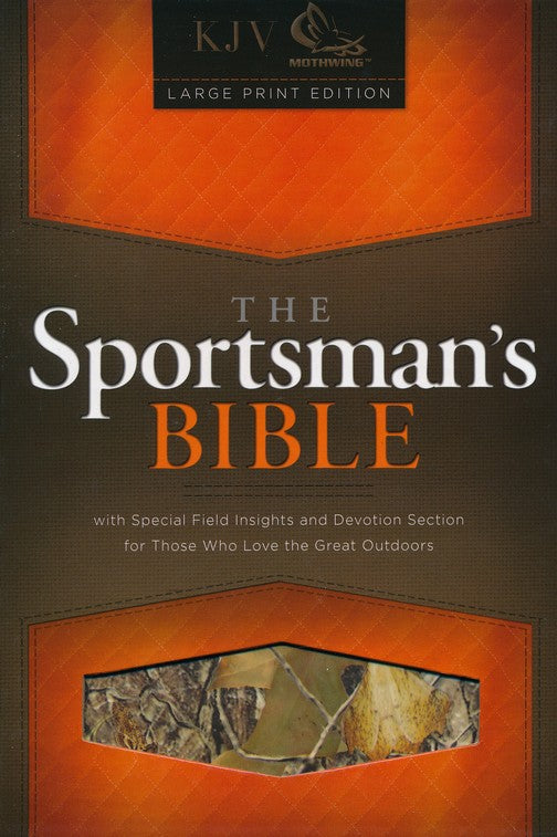 KJV Large Print Sportsman's Bible Mothwing Camouflage