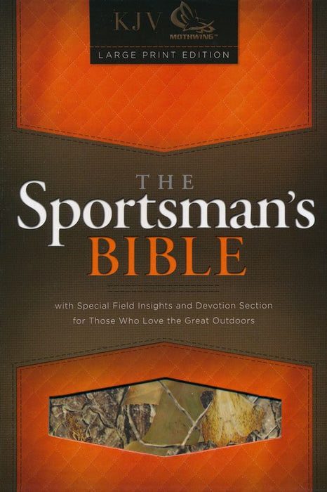 KJV Large Print Sportsman's Bible Mothwing Camouflage