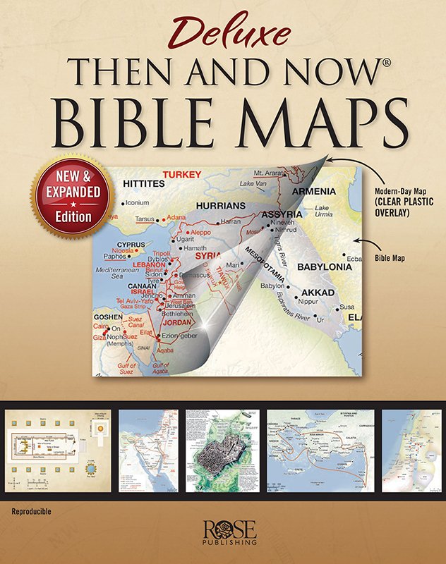 Deluxe Then & Now Bible Maps Hardback