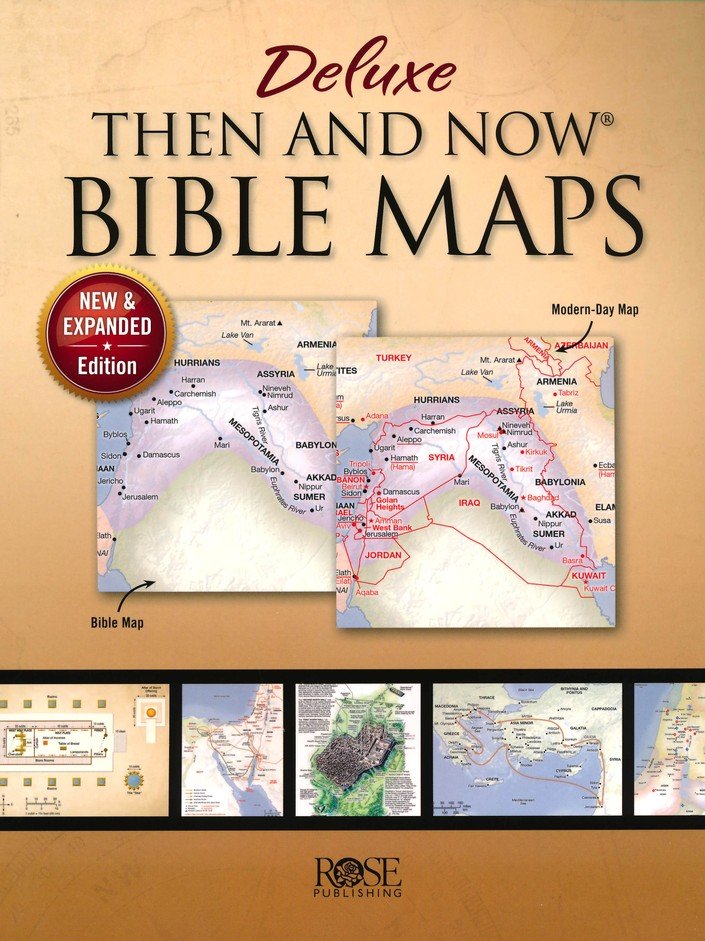 Deluxe Then & Now Bible Maps Paperback