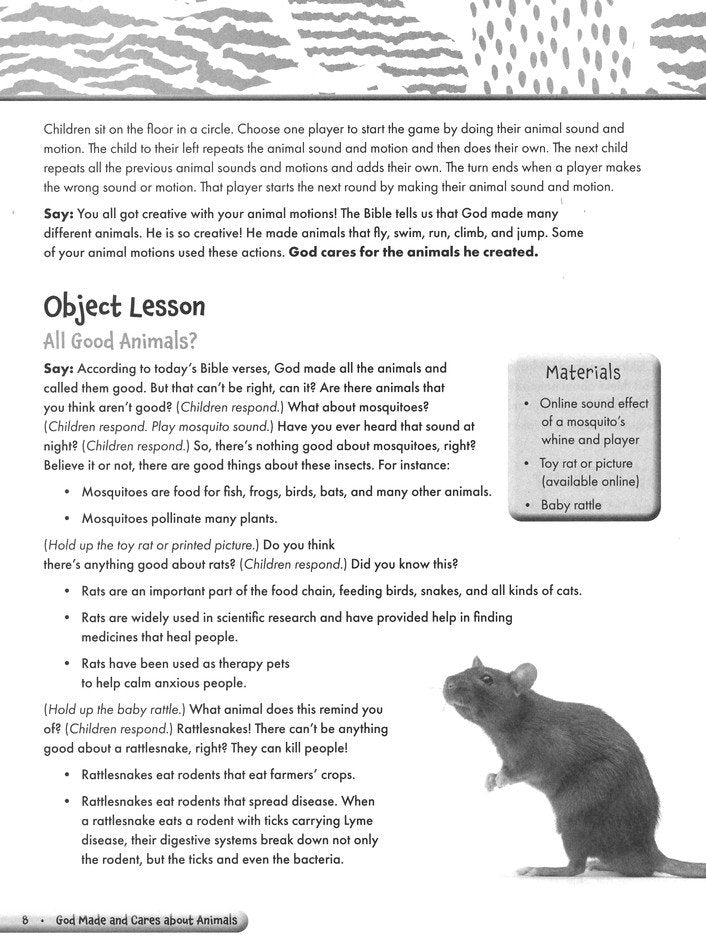 Top 50 Bible Lesson with God's Amazing Animals