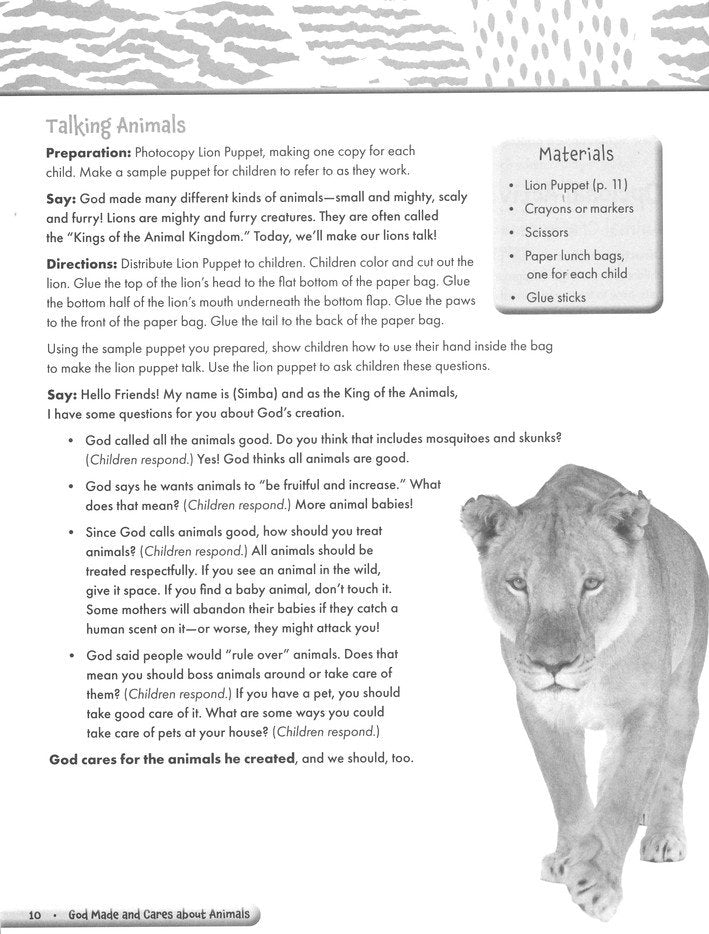 Top 50 Bible Lesson with God's Amazing Animals