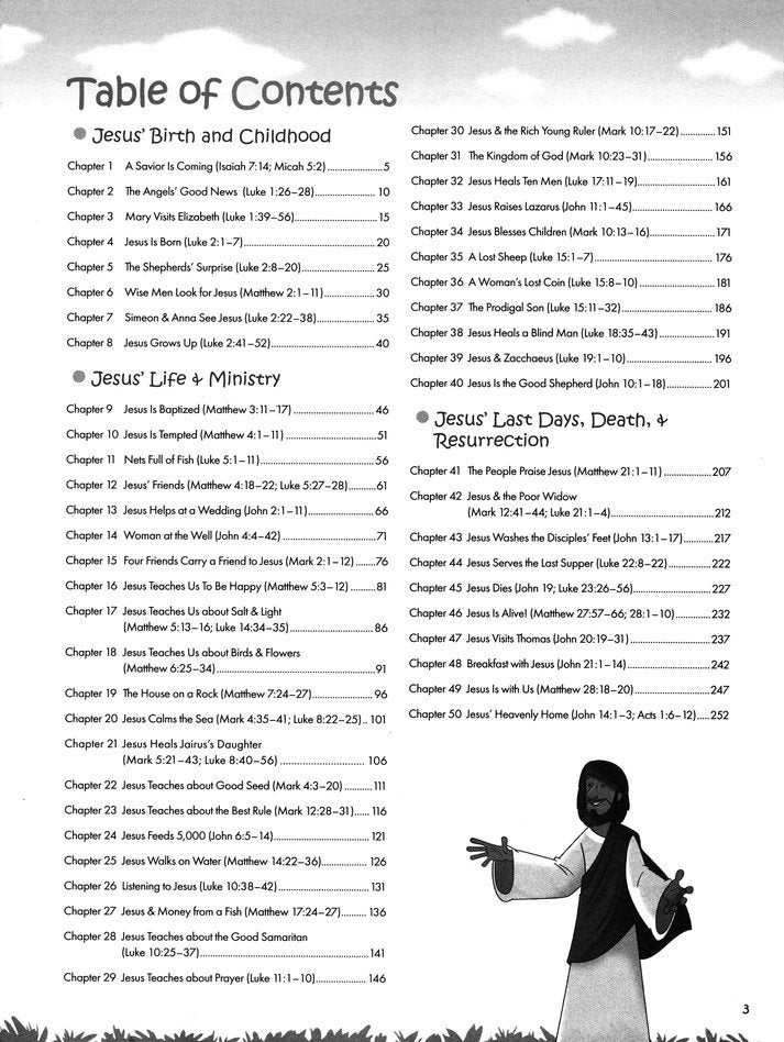 Top 50 Bible Stories About Jesus for Elementary - Ages 5-10