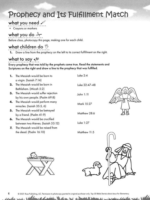 Top 50 Bible Stories About Jesus for Elementary - Ages 5-10