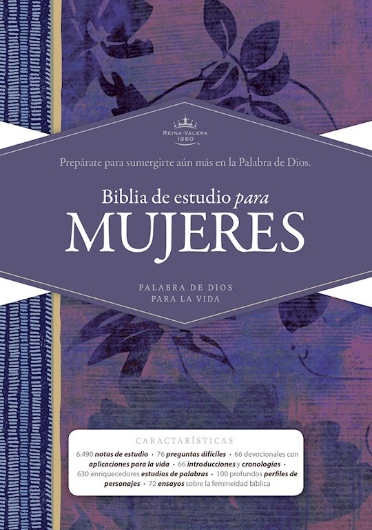 RVR 1960 Biblia de Estudio Para Mujeres  (Study Bible for Women Hardback)