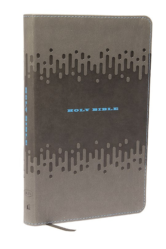 KJV Thinline Bible for Kids Gray Leathersoft