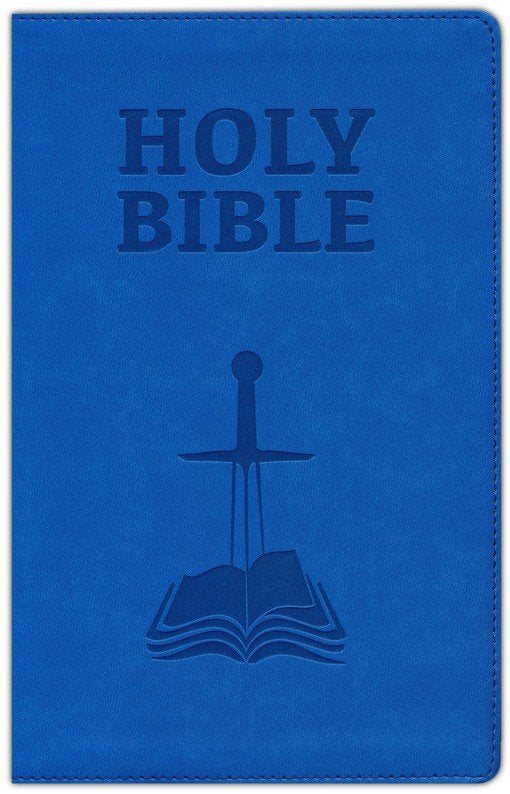 NASB 1995 Children's Edition Dawn Blue Faux Leather, Indexed