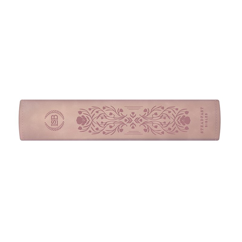 Legacy Standard Portable Paragraph Reference Bible, Dusty Rose Faux Leather